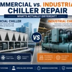 Commercial vs. Industrial Chiller Repair: What’s Actually Different?