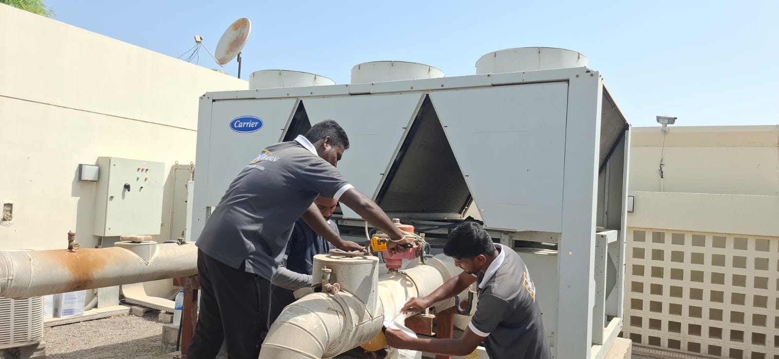 Chiller repair job