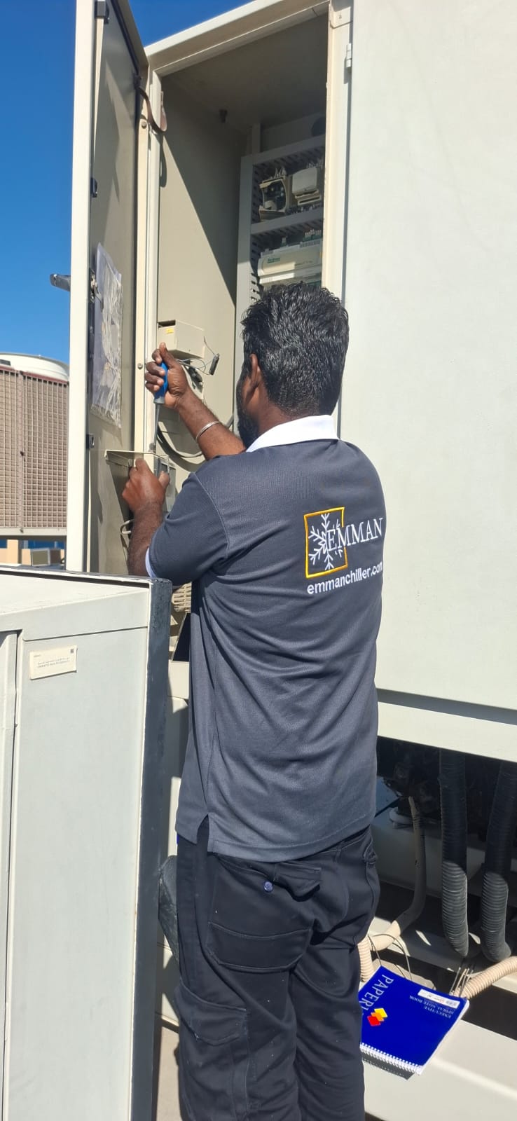 Commercial chiller work